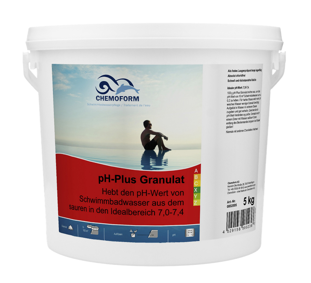 phplus.png Chemoform pH(+) გრანული 5 კგ – pH დონის ამწევი - Image 1